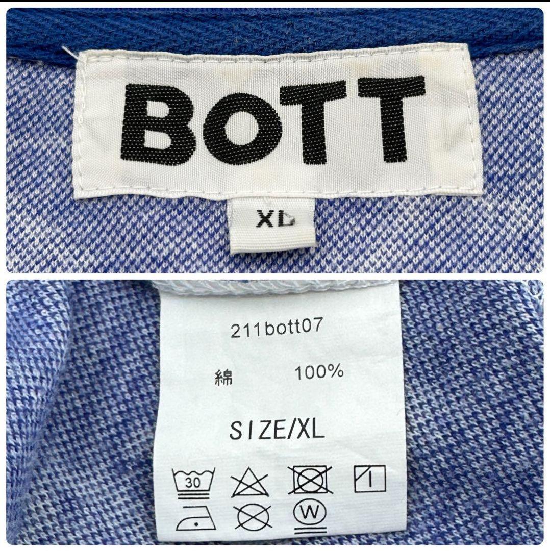 完売モデル】希少XL BOTT ボット ロゴ総柄 ポロシャツ