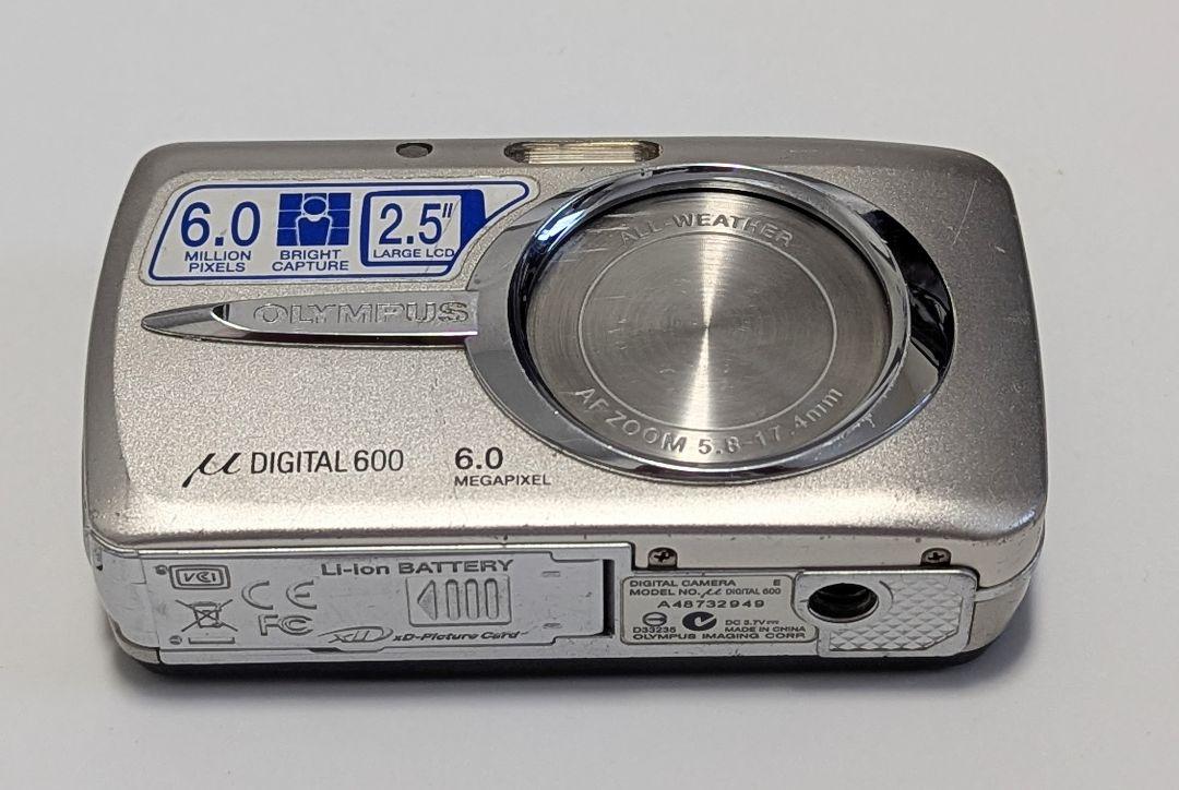 オリンパス デジカメ OLYMPUS μ DIGITAL 600 動作品 - メルカリ