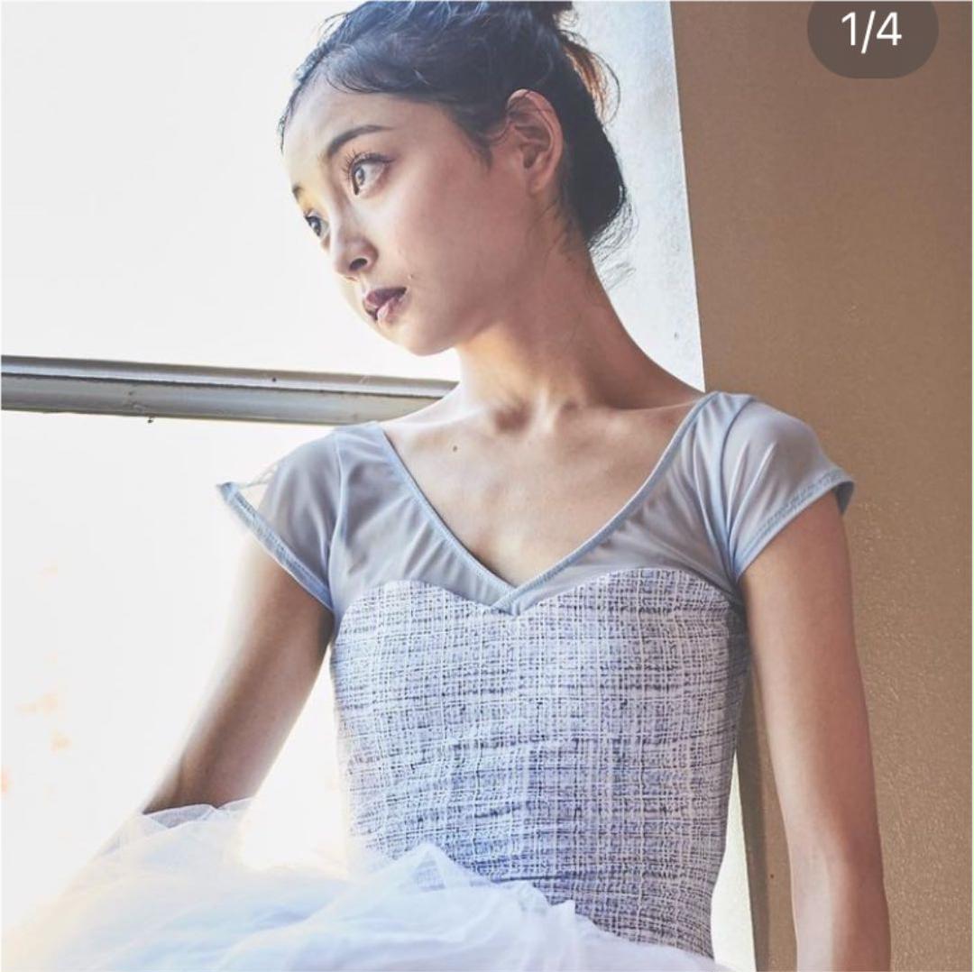 stina P ツイード柄水色 完売品