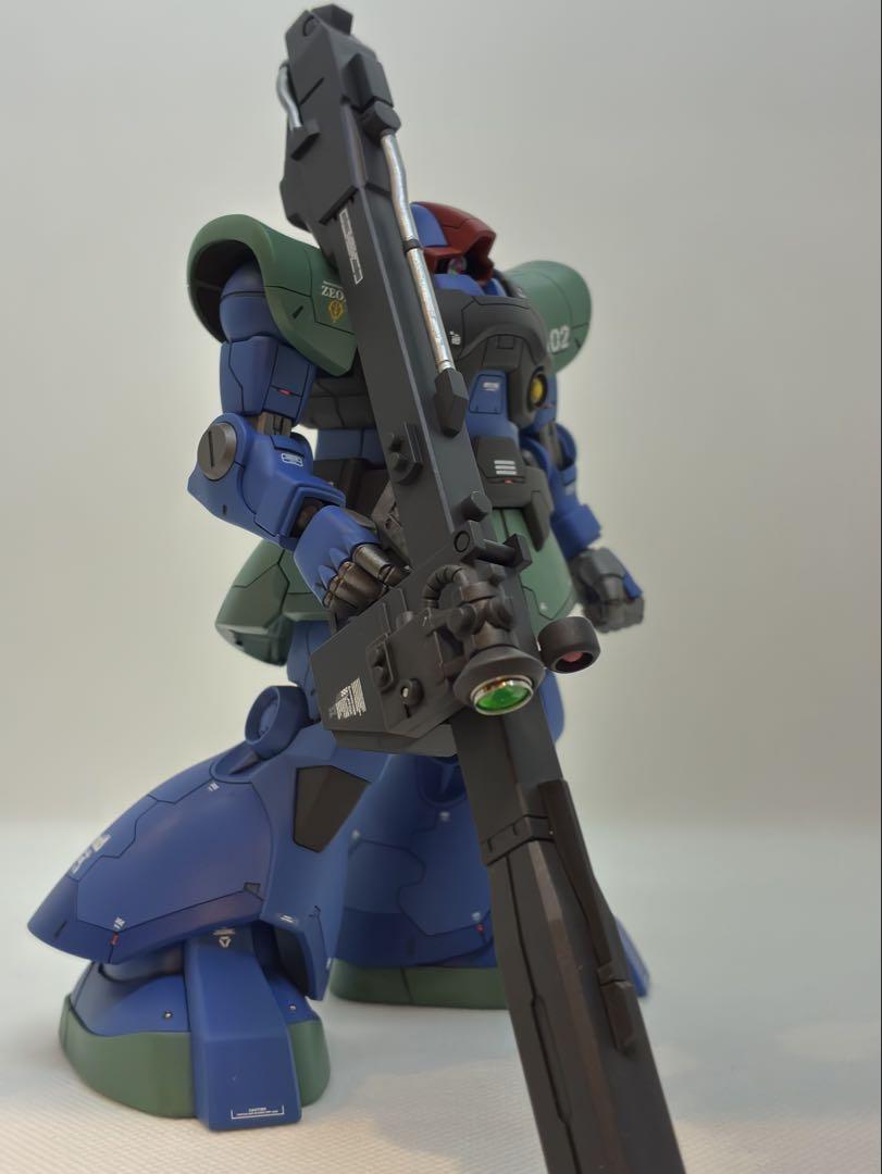 HGリックドム、高機動型ザク2 塗装改修済 完成品 ガンプラ