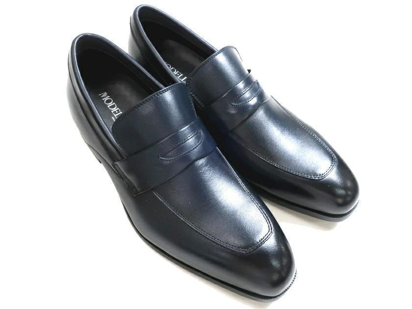 MODELO Madras 本革 定価2万 ローファー スリッポン 革靴 30