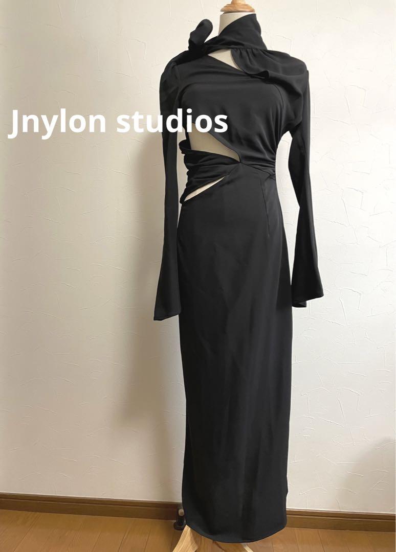 Jnylon studios 変形ドレス　ワンピース　ブラック　レディース　S