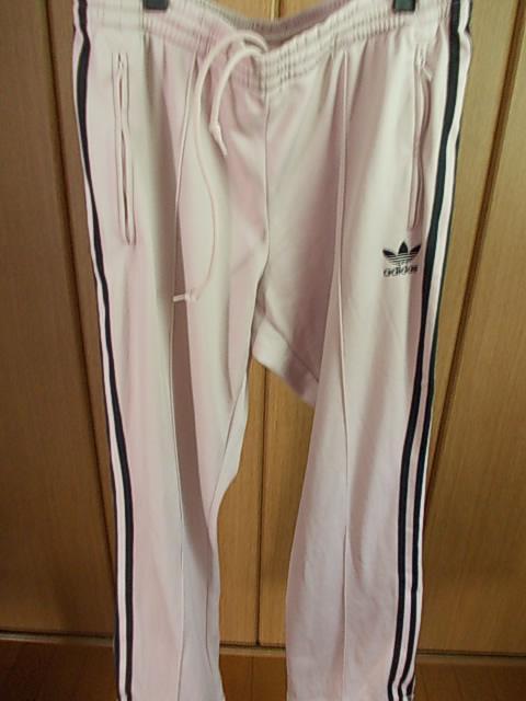 ピンク×黒 トラックジャケット ジャージ上下 セットアップ adidas