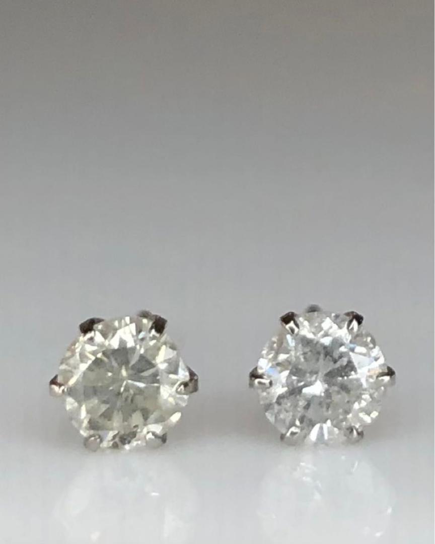 ちみ様　コスパ最強！　計0.6ct プラチナ　PT天然ダイヤモンドピアス PT 天然ダイヤモンドピアス 計0.6ct