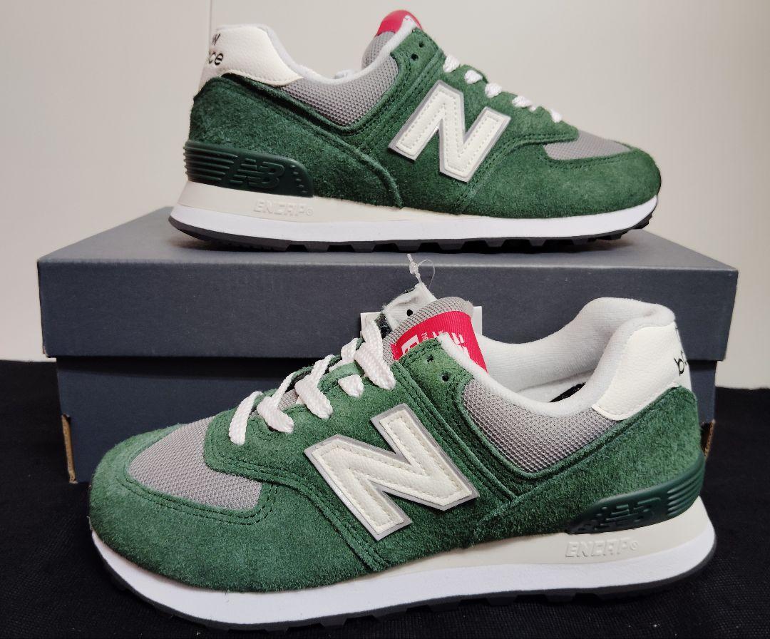 新品24cmニューバランスnewbalanceレディーススニーカーU574GNH