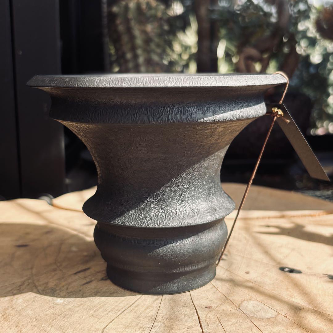 【新品】カタチ製作所 Mederu pot ドリッパー Sサイズ レザーブラック