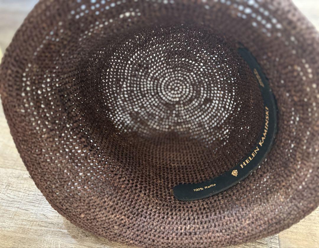 【極美品】HELEN KAMINSKI ストローハット 麦わら帽子