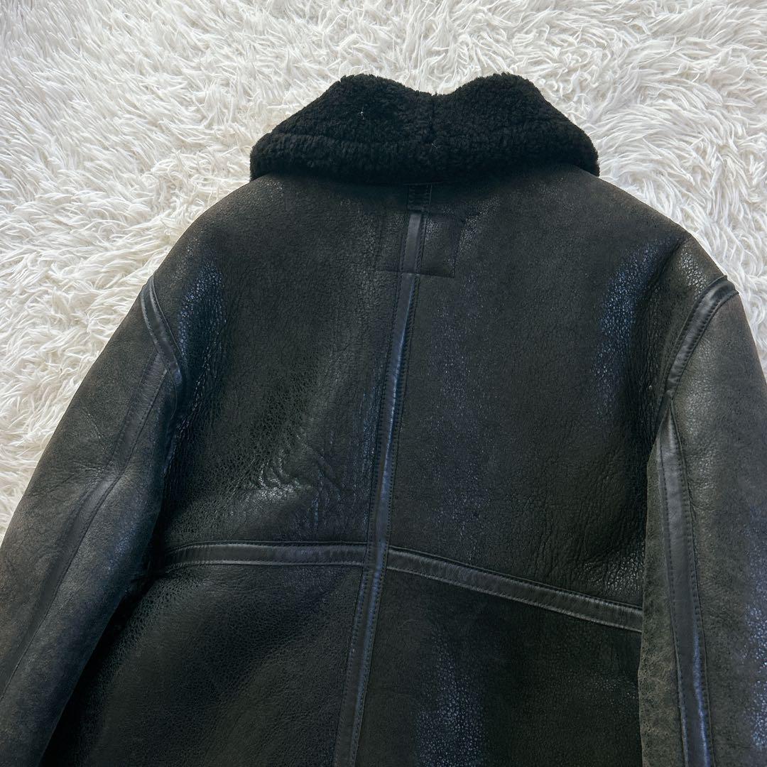 schott ショット【40】B-3 フライトジャケット 本革 オールブラック L/40サイズ 希少色 Schott B-3 ブラックムートン フライト