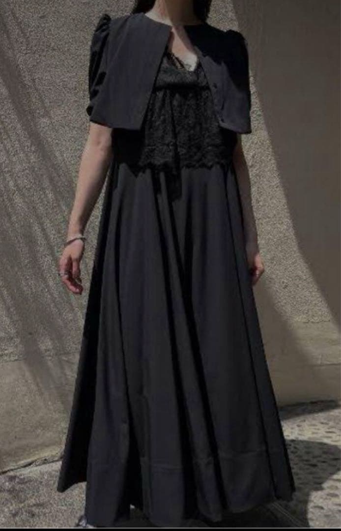 着回し自在３点◎MANY WAY TRIO BARE DRESS お呼ばれ 黒色