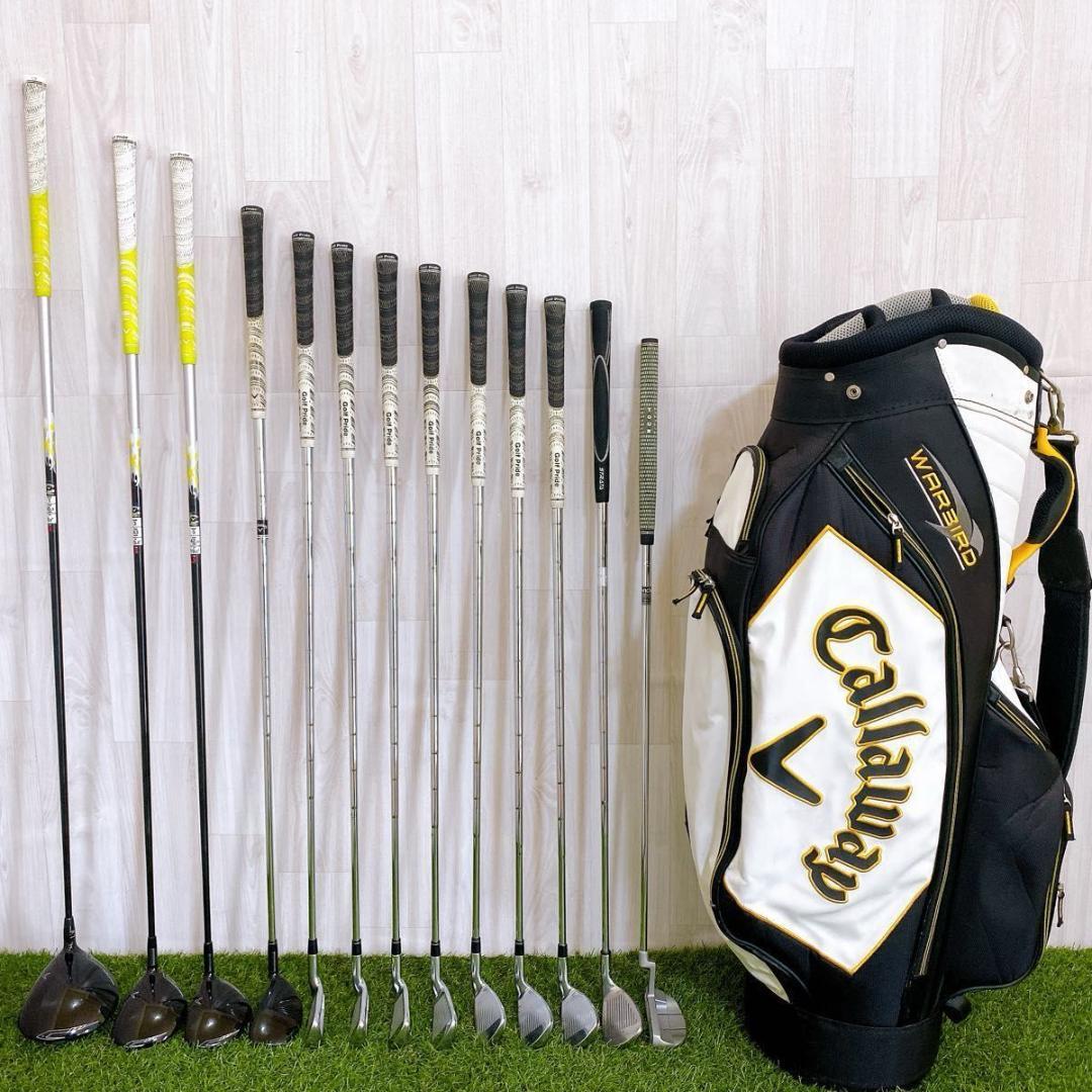 レフティ キャロウェイ X2 HOT レガシー メンズゴルフセット S 初心者 Callaway - 貴重レフティ メンズ初心者用 キャロウェイ X2HOT X