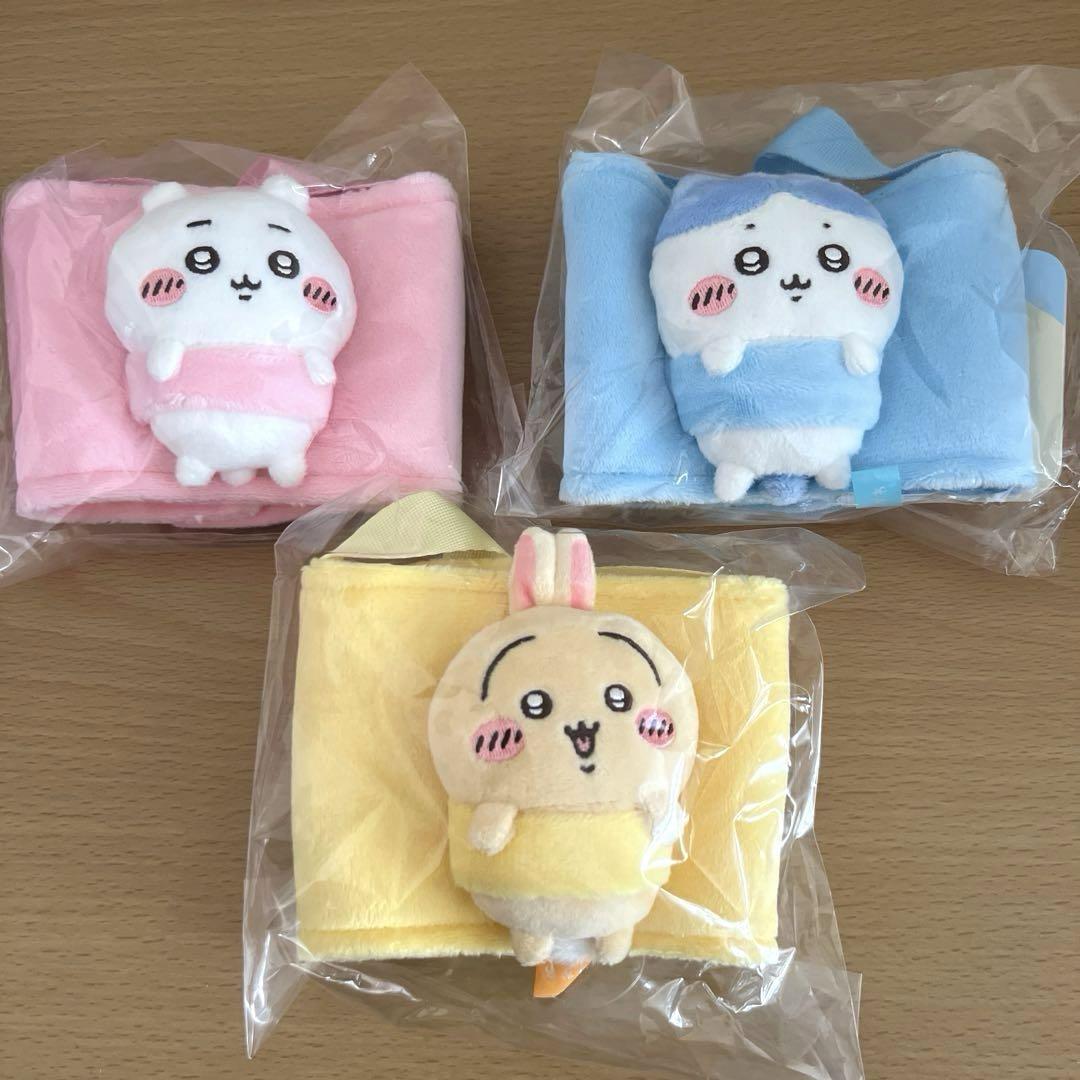 オリジナル ちいかわ 3点 うさぎ ハチワレ ちいかわ ドリンクカップホルダー その他