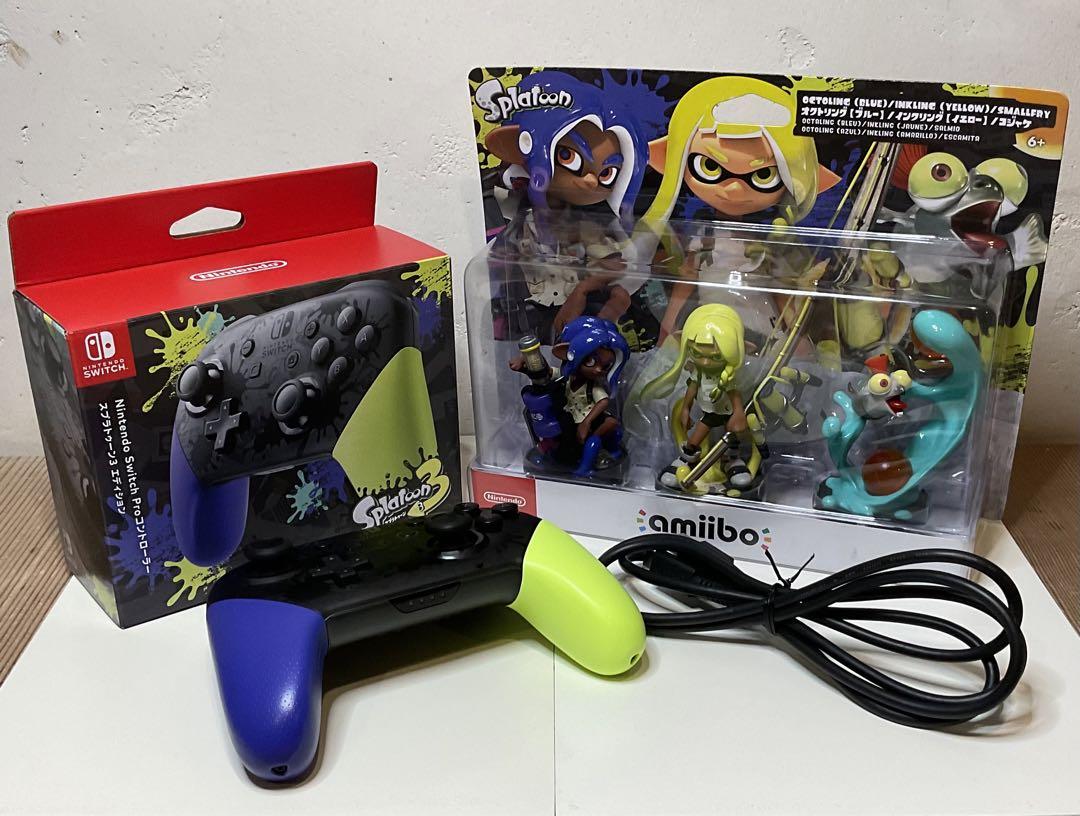 amiibo スプラトゥーン トリプルセット Switch Proコントローラー www