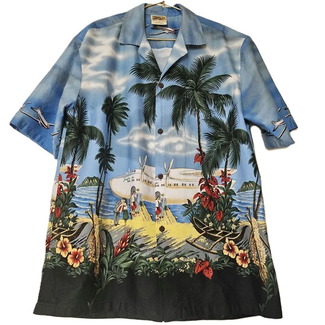 Winnie Fashion L ハワイ製 Pacific Air アロハシャツ