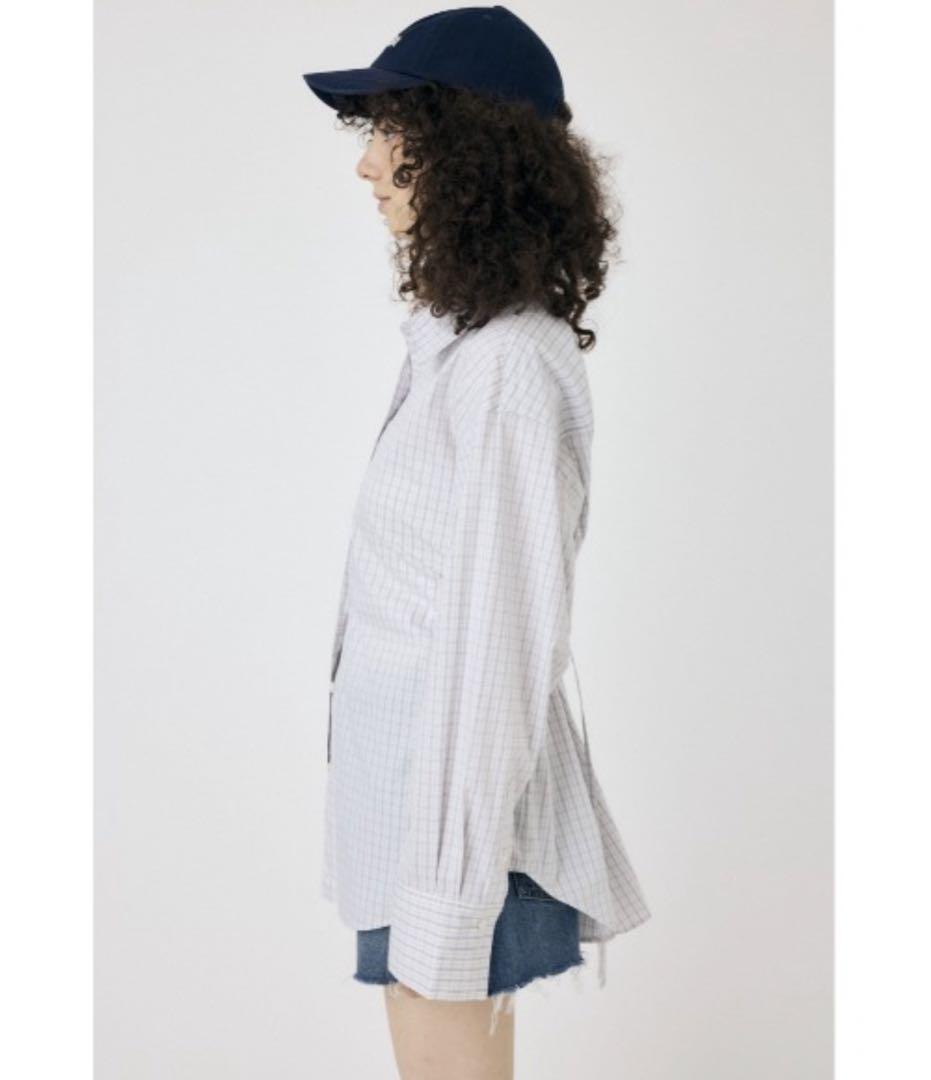 MOUSSY WAIST TIE OVER シャツ