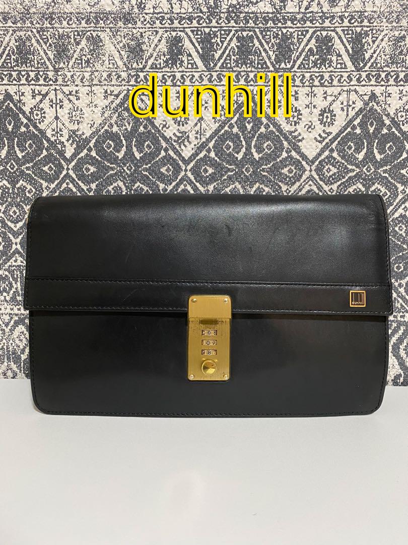 【中古品】dunhill ダンヒル セカンドバッグ クラッチバッグ ブラック