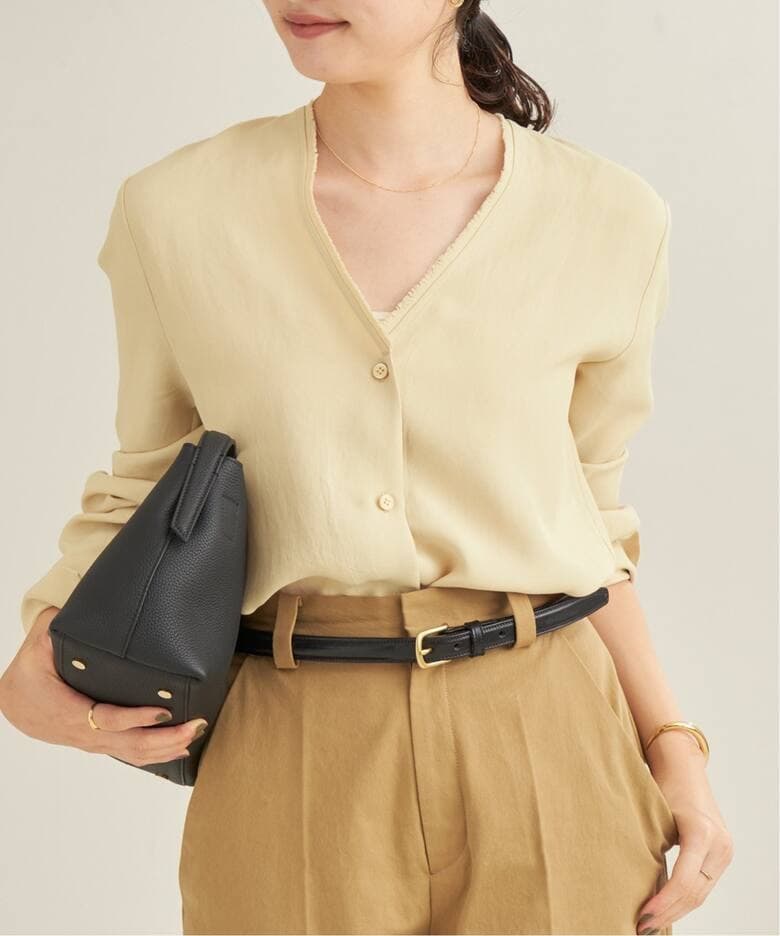 R'IAM ノーカラーシャツ R'IAM ノーカラーシャツ