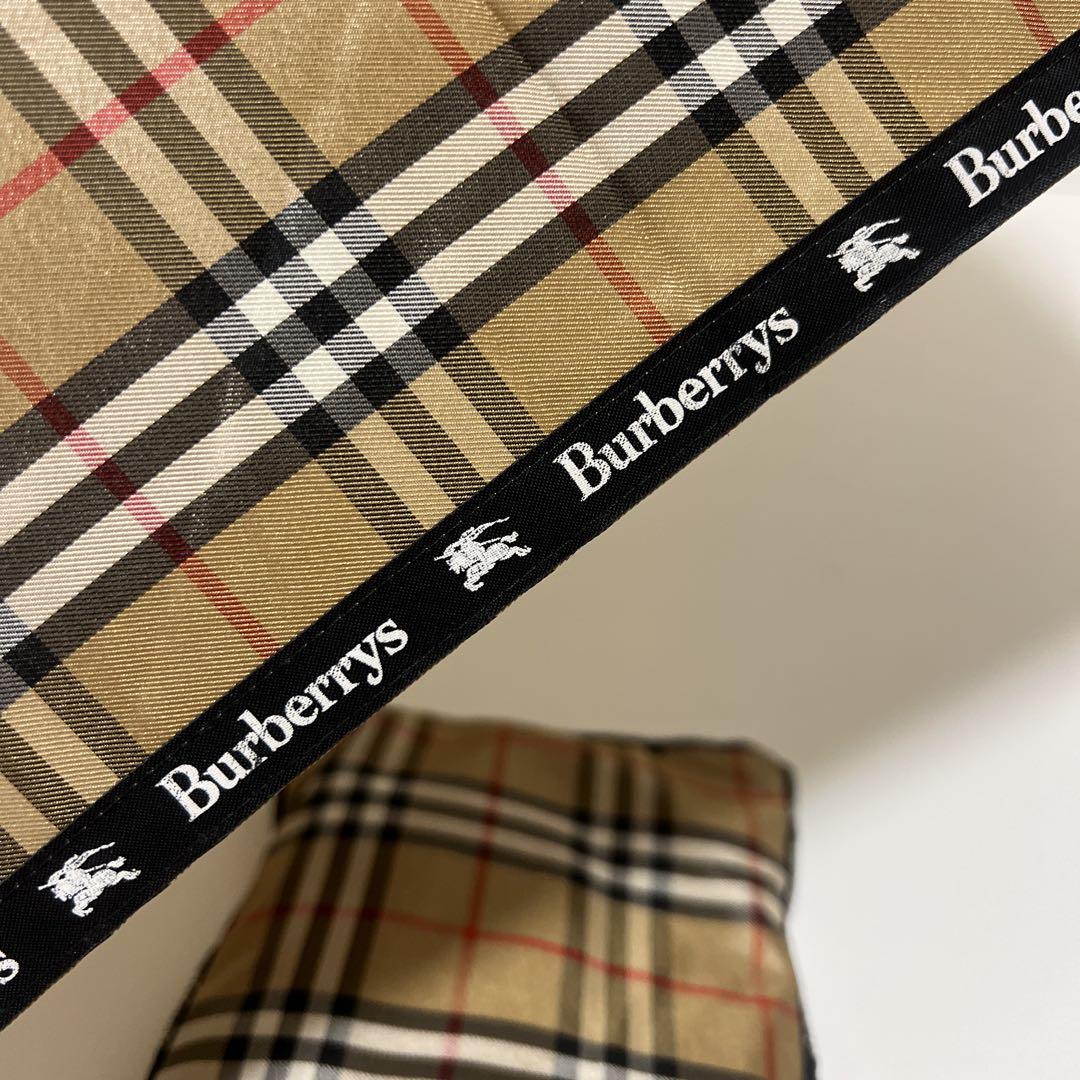 Burberry バーバリー 折りたたみ傘 ノバチェック ホースロゴ