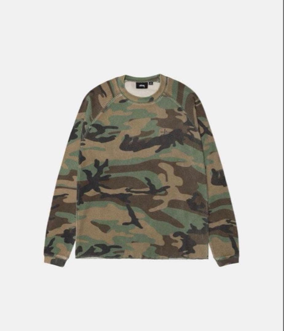 BASIC STÜSSY THERMAL WOODLAND CAMO XLXL LL STUSSY