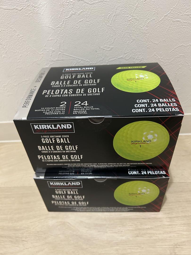 イエロー　KIRKLAND　カークランド　コストコゴルフボール 3ピース 48個