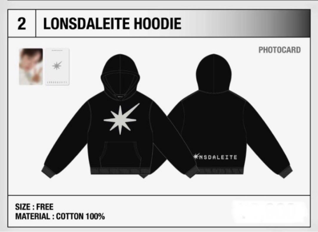 LONSDALEITE  HOODIE  BAEKHYUN