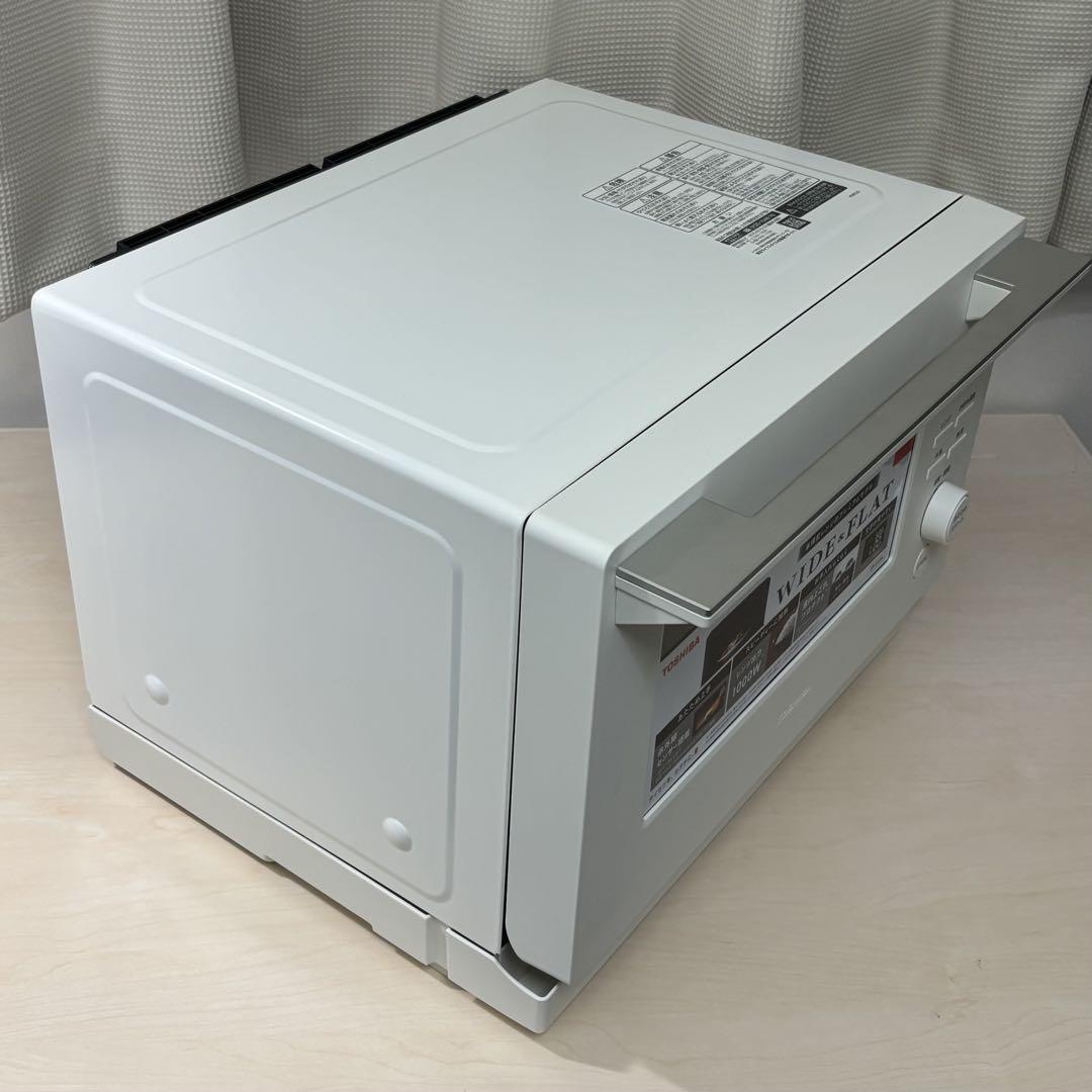 東芝 ER-S10A(W) 単機能レンジ 23L ホワイト