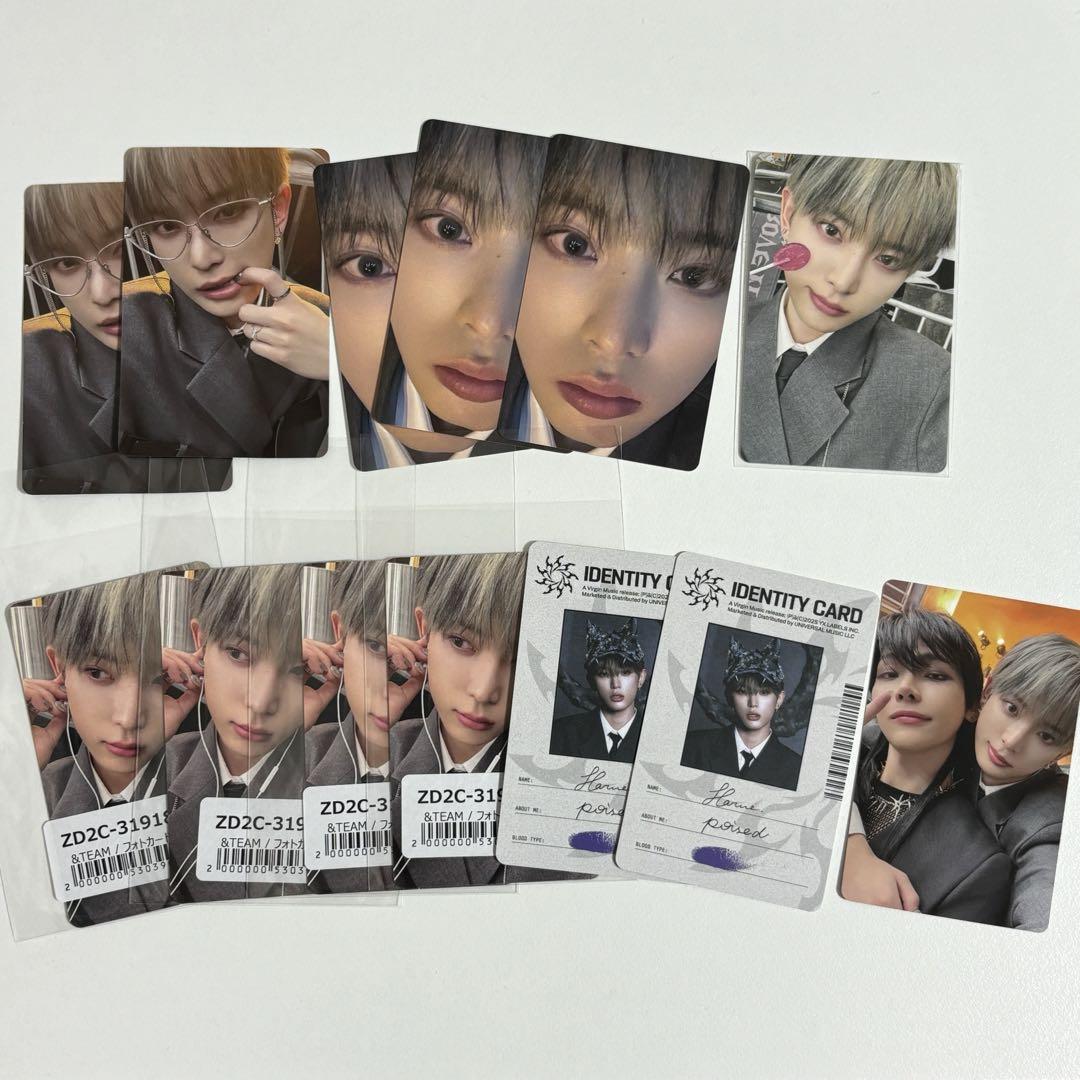 ＆TEAM エンティーム　はるあ　HARUA トレカ　まとめ売り 値下げ】&team ハルア HARUA トレカセット まとめ売り - メルカリ