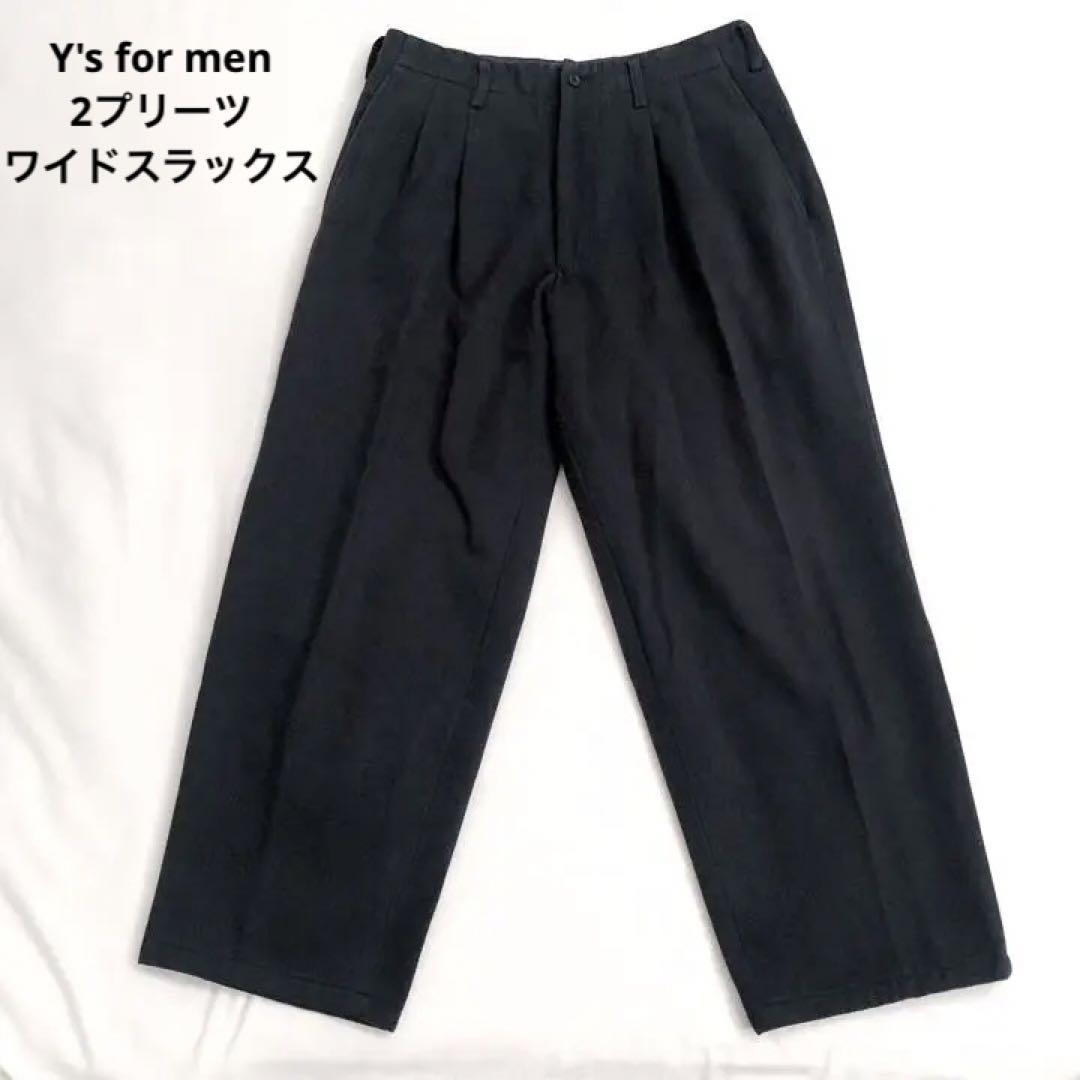 Y's for men  ワイドスラックス 2プリーツ ヨウジヤマモト パンツ