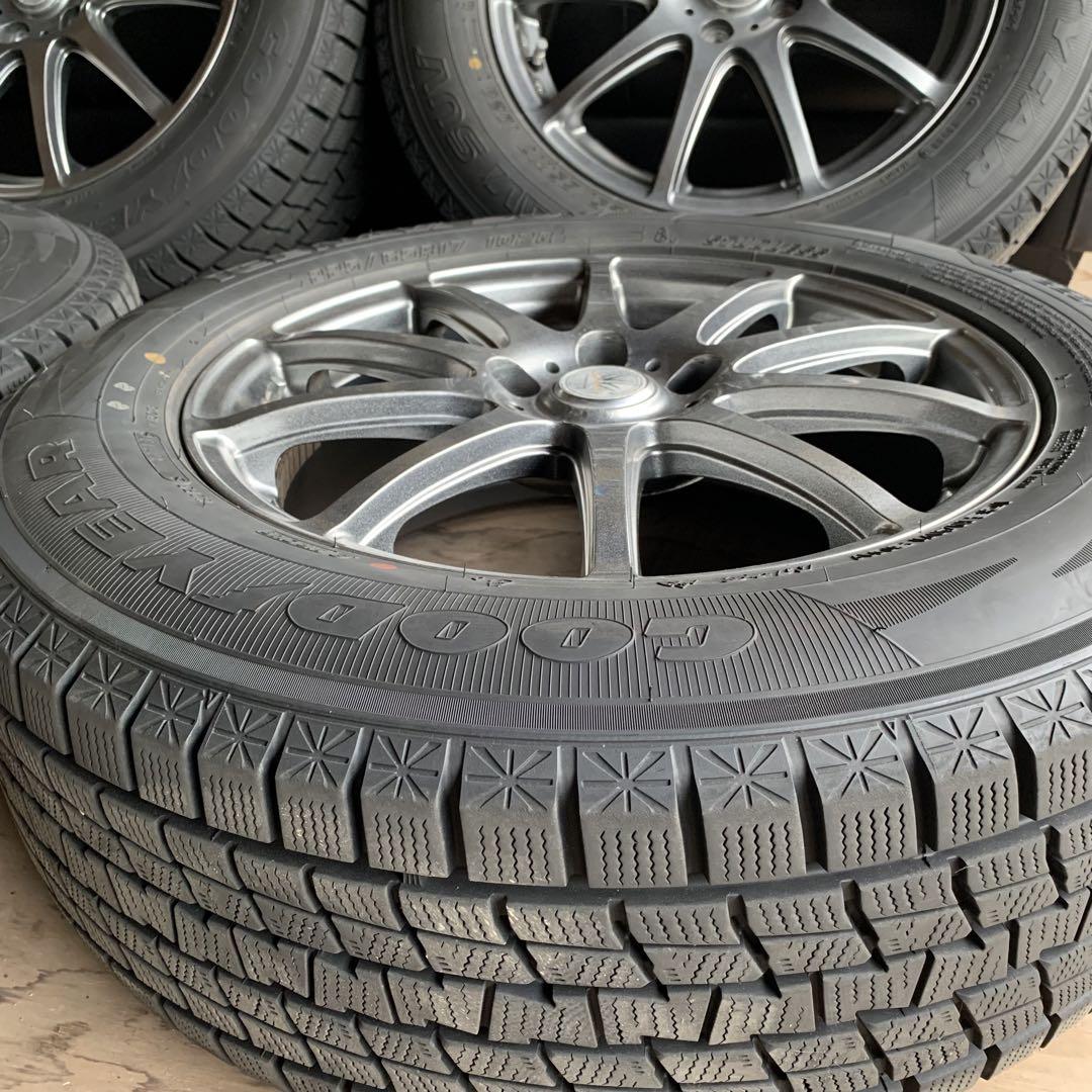 スタッドレス 17インチ タイヤ付 ホイール4本 225/65R17 アイスナビ