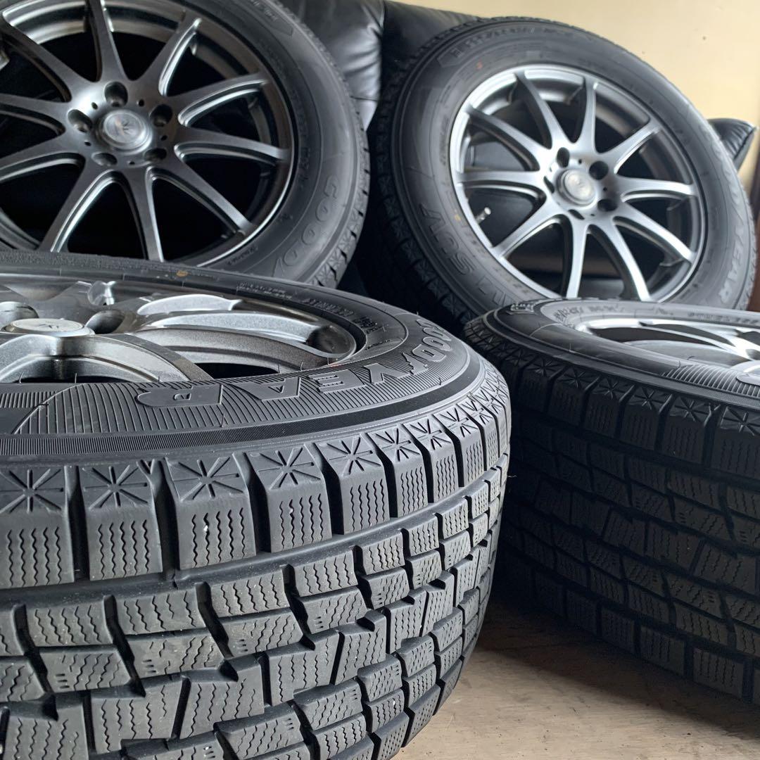 スタッドレス 17インチ タイヤ付 ホイール4本 225/65R17 アイスナビ