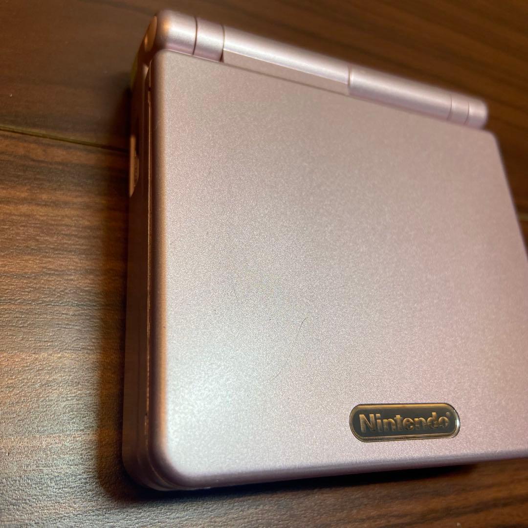 ゲームボーイアドバンスSP 本体 パールピンク ほぼ 3937GAMEBOY ADVANCE YUZUMIYA_COM