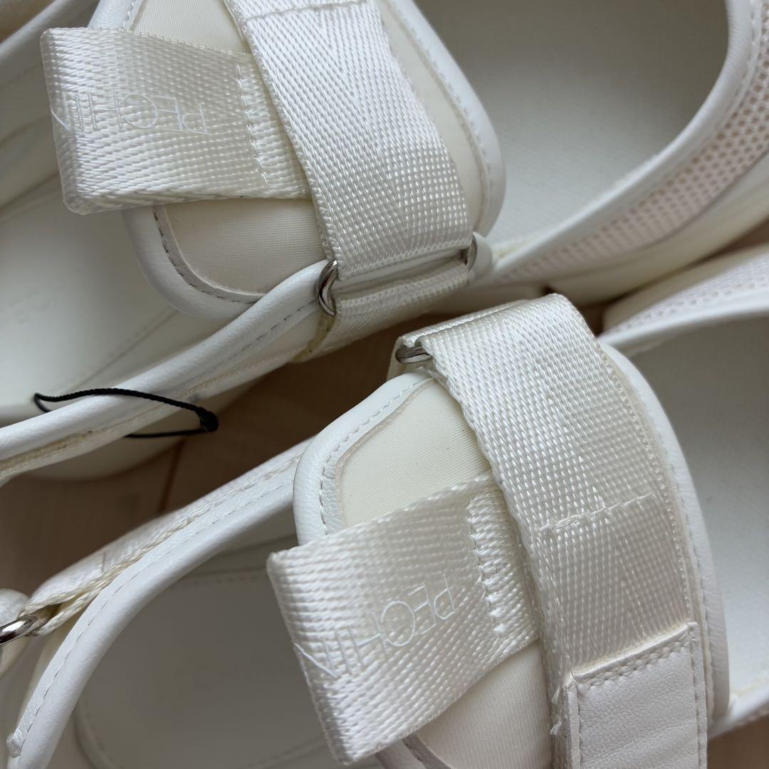新品未使用】PECHINCHAR スニーカーサンダル 白
