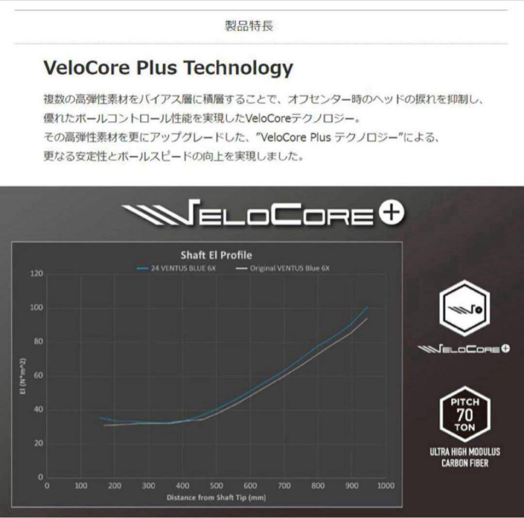 【新品】24ベンタスレッドべロコア　日本正規品　　カスタムシャフト