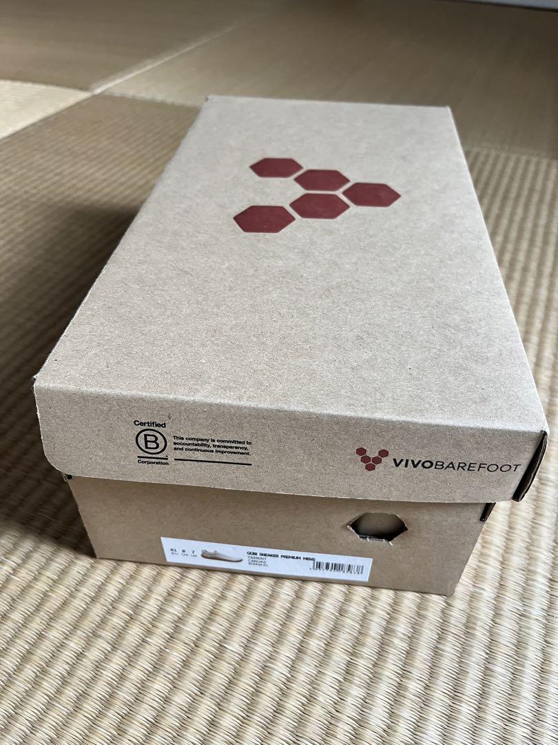 Vivobarefoot ビボ　ゴビスニーカープレミアムキャンバス メンズ　41