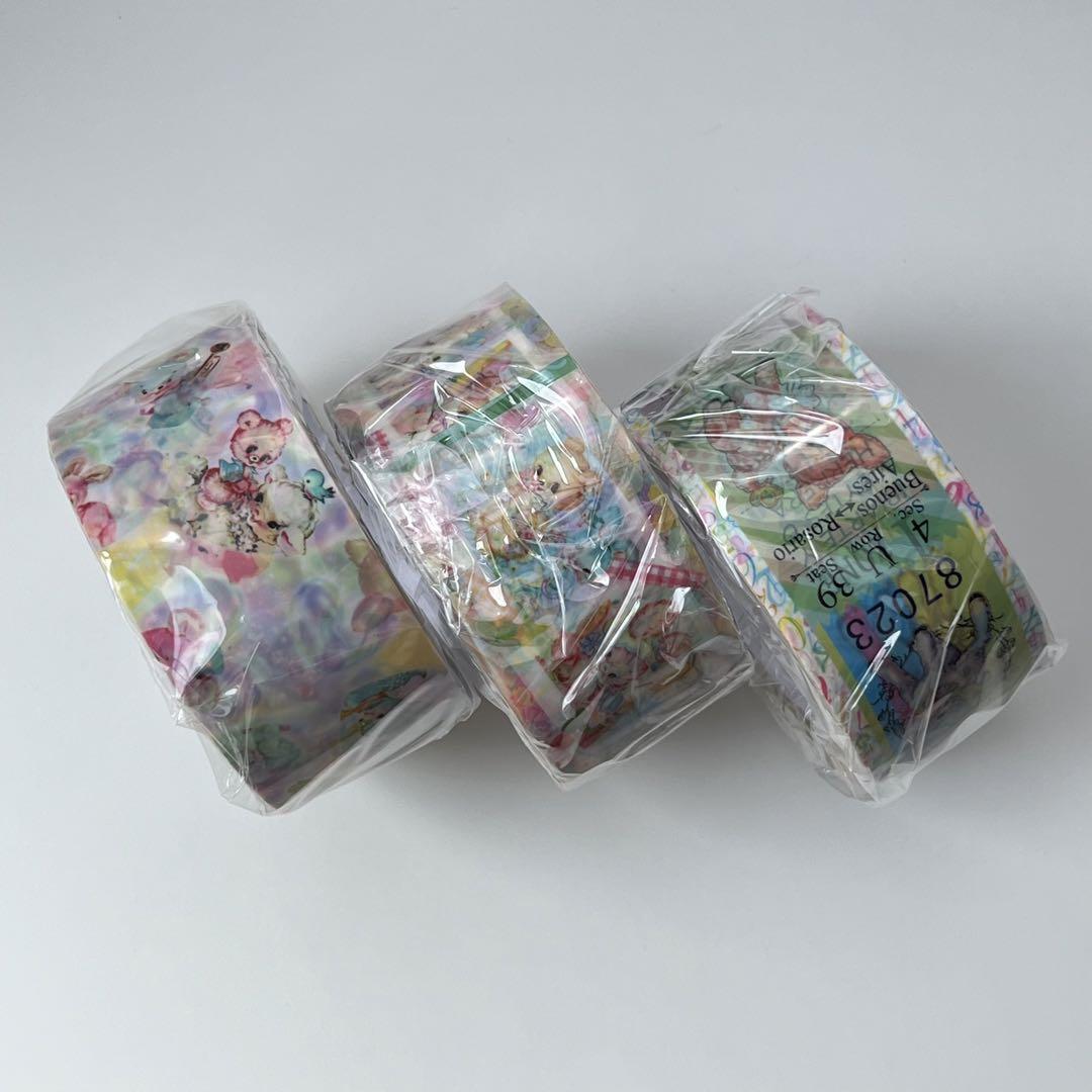 【まとめ売り】OPPテープレトロアニマル柄国内作家様
