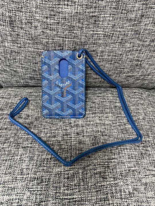 ゴヤール GOYARDカードケース ブルー