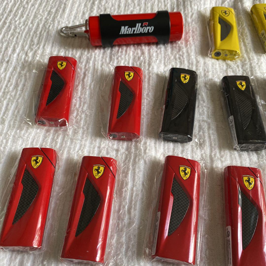 景品マルボロフェラーリライター赤黒黄色ケータイ灰皿-