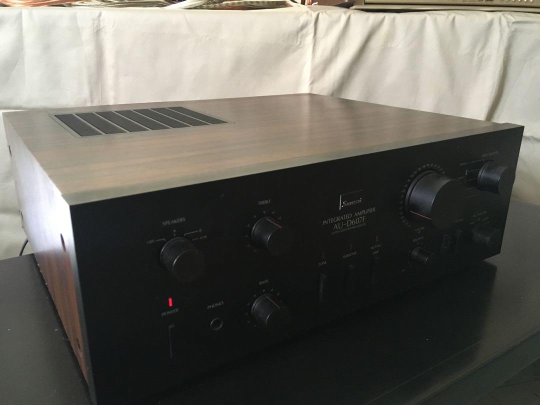 [作動品] Sansui AU-D607F プリメインアンプ