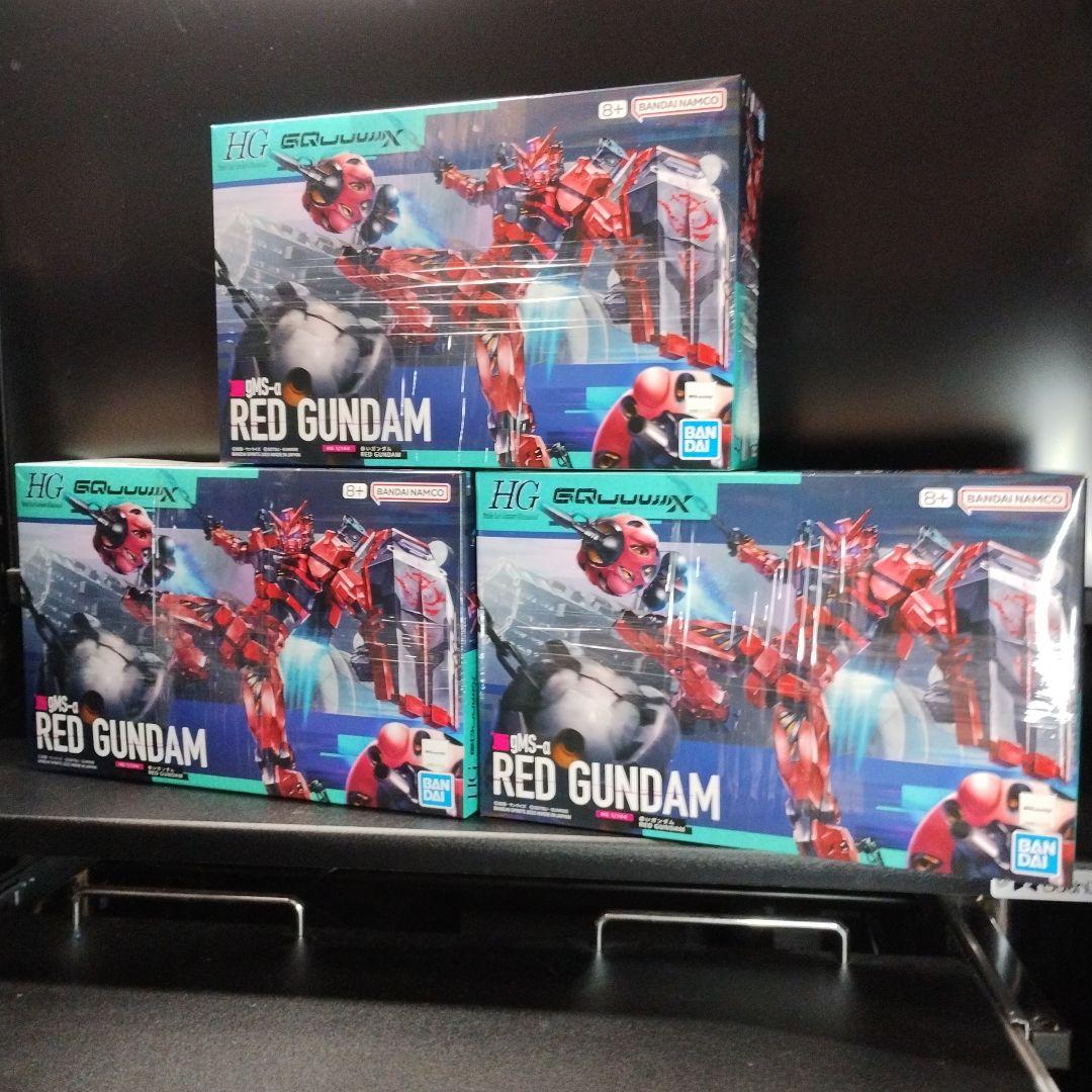 未開封新品 HG 1/144 赤いガンダム 合計3個セット - メルカリ