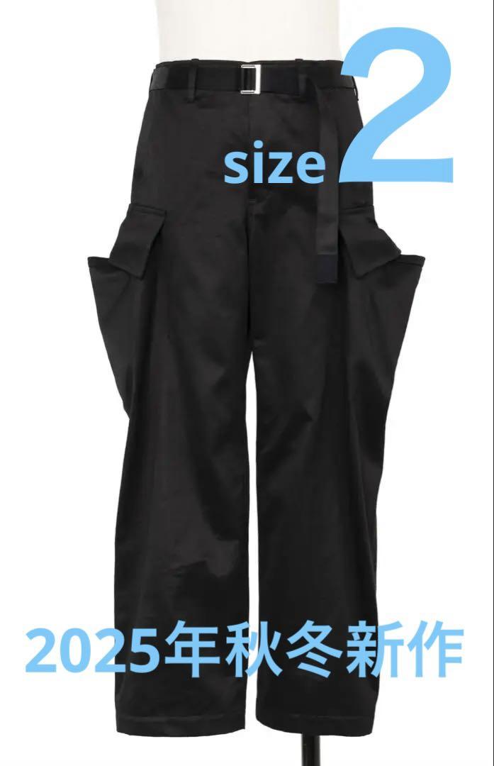 25AW sacai Cotton Chino Pants サイズ2 新品タグ付