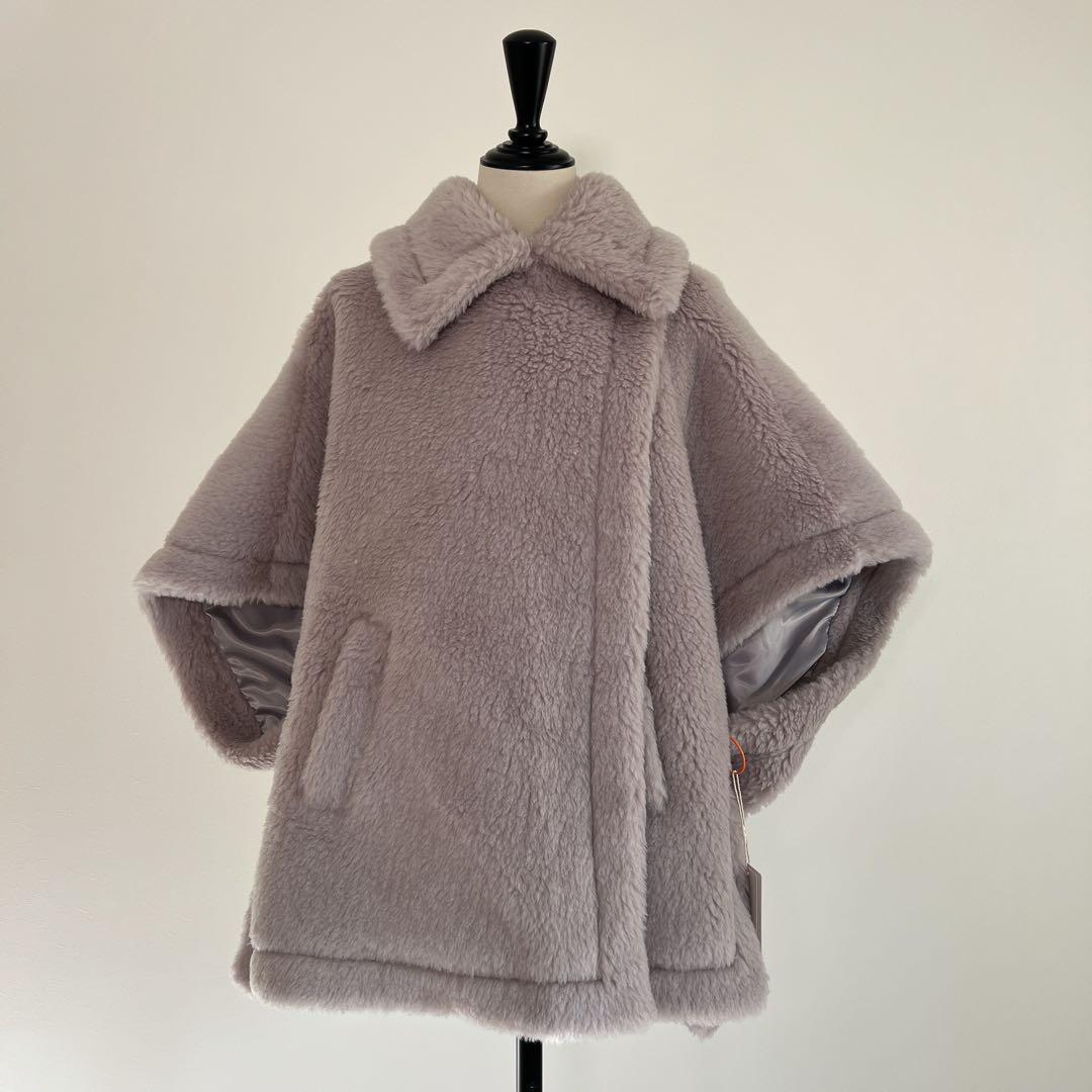 新品未使用 ベアポンチョ アルパカ素材 テディ ケープ MaxMaraお好きな方