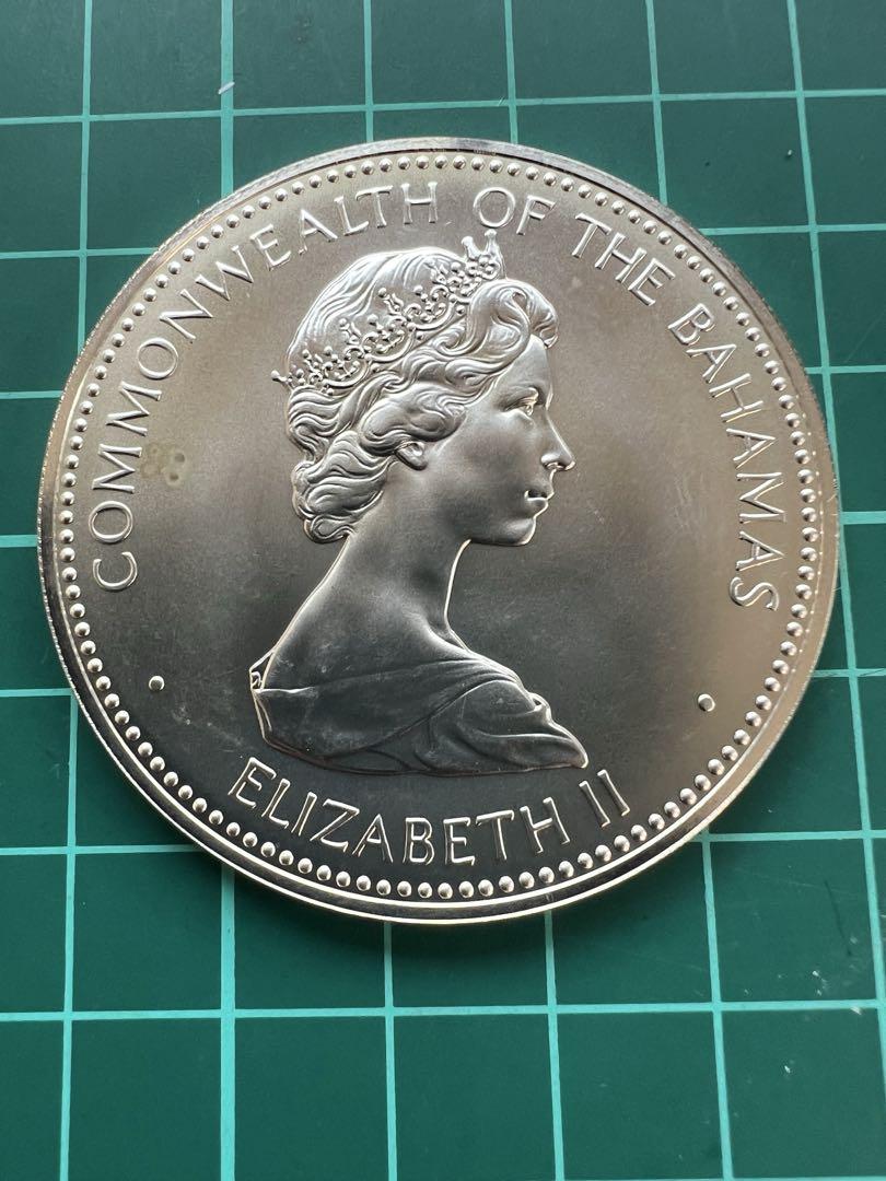 外国銀貨　バハマ銀貨