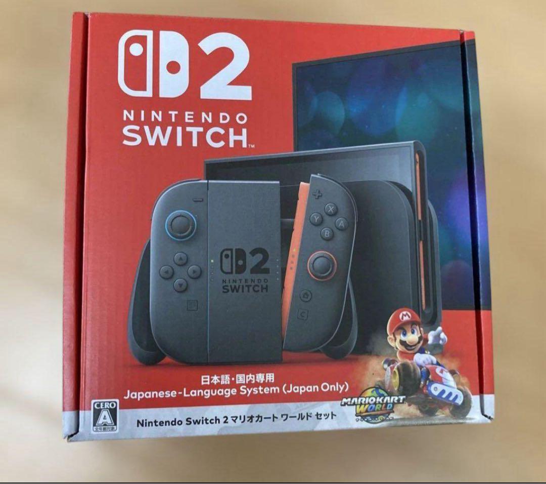 新品・未開封】Nintendo Switch 2 マリオカートワールドセット