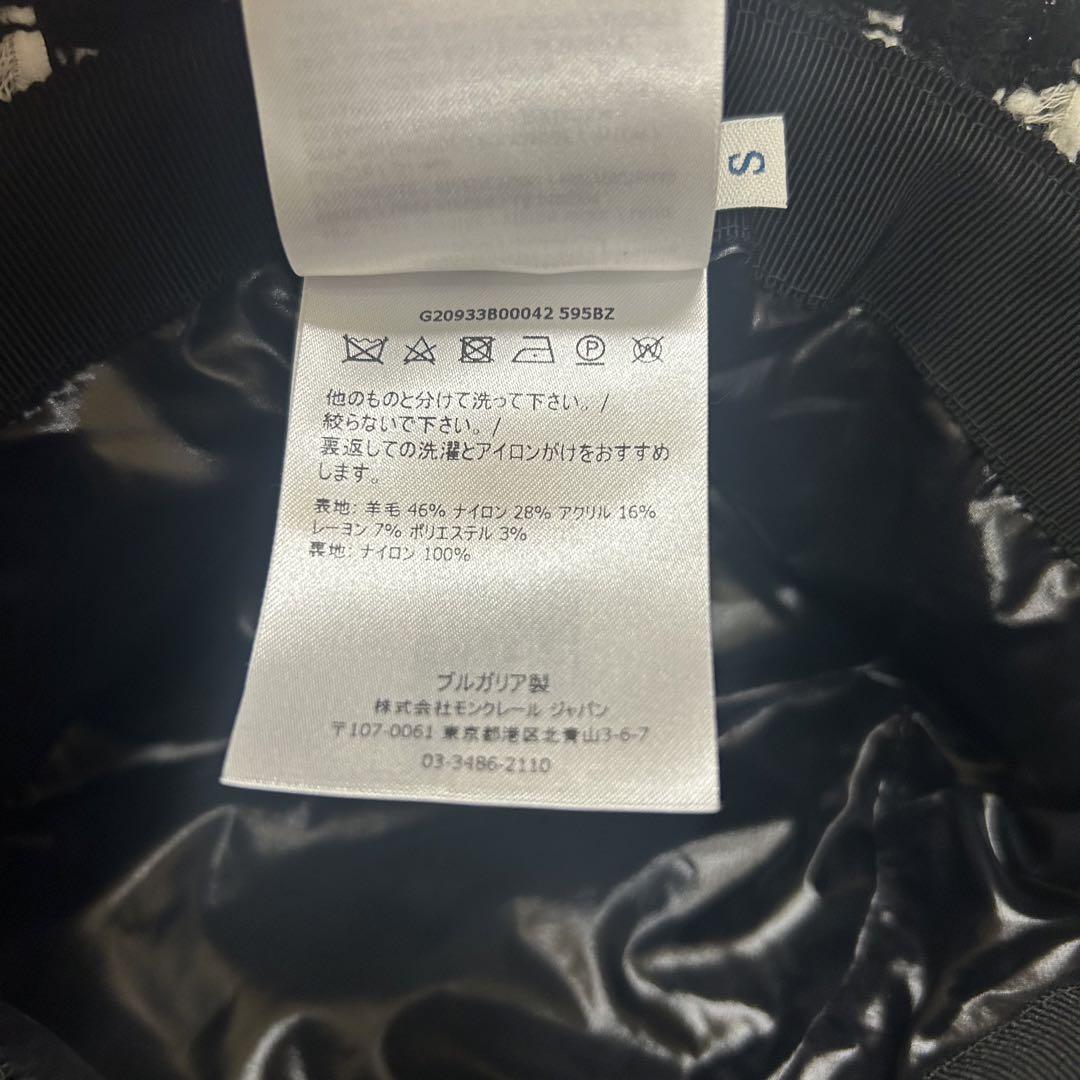 MONCLERモンクレールバケットハットツイードS 帽子