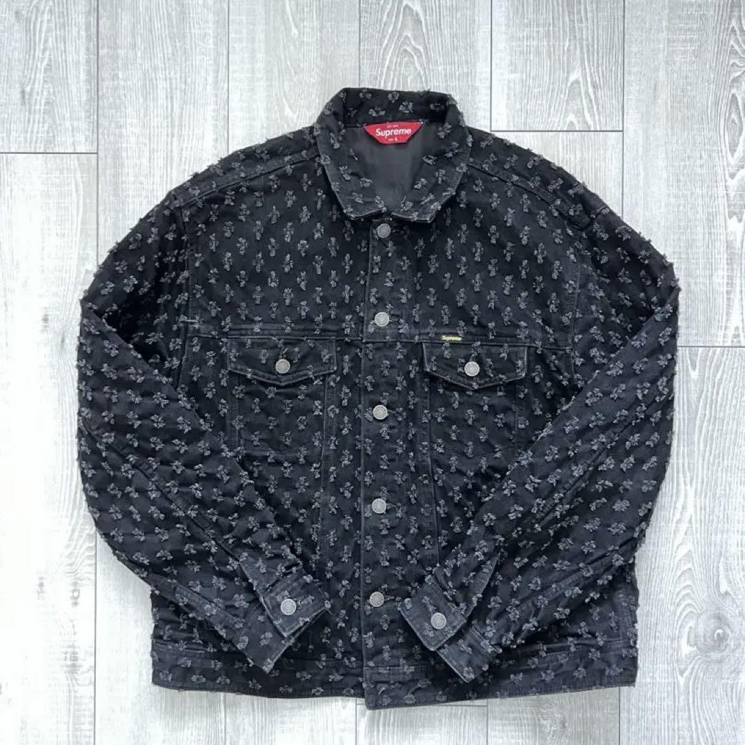 ジャケット・アウター SUPREME Hole Punch Denim Trucker Jacket