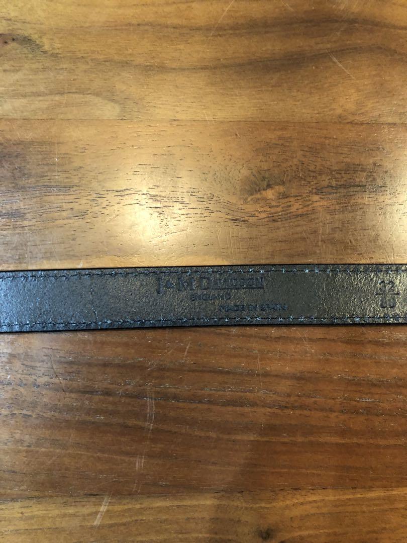 J&M DAVIDSON ウエスタンバックルベルト 20MM ブラック