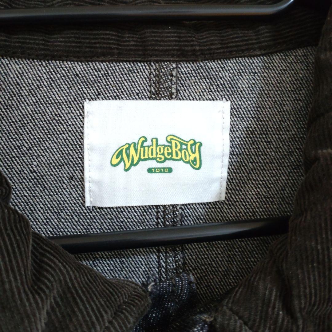 【美品】wudge boyコーデュロイパッチデニムジャケットMサイズ