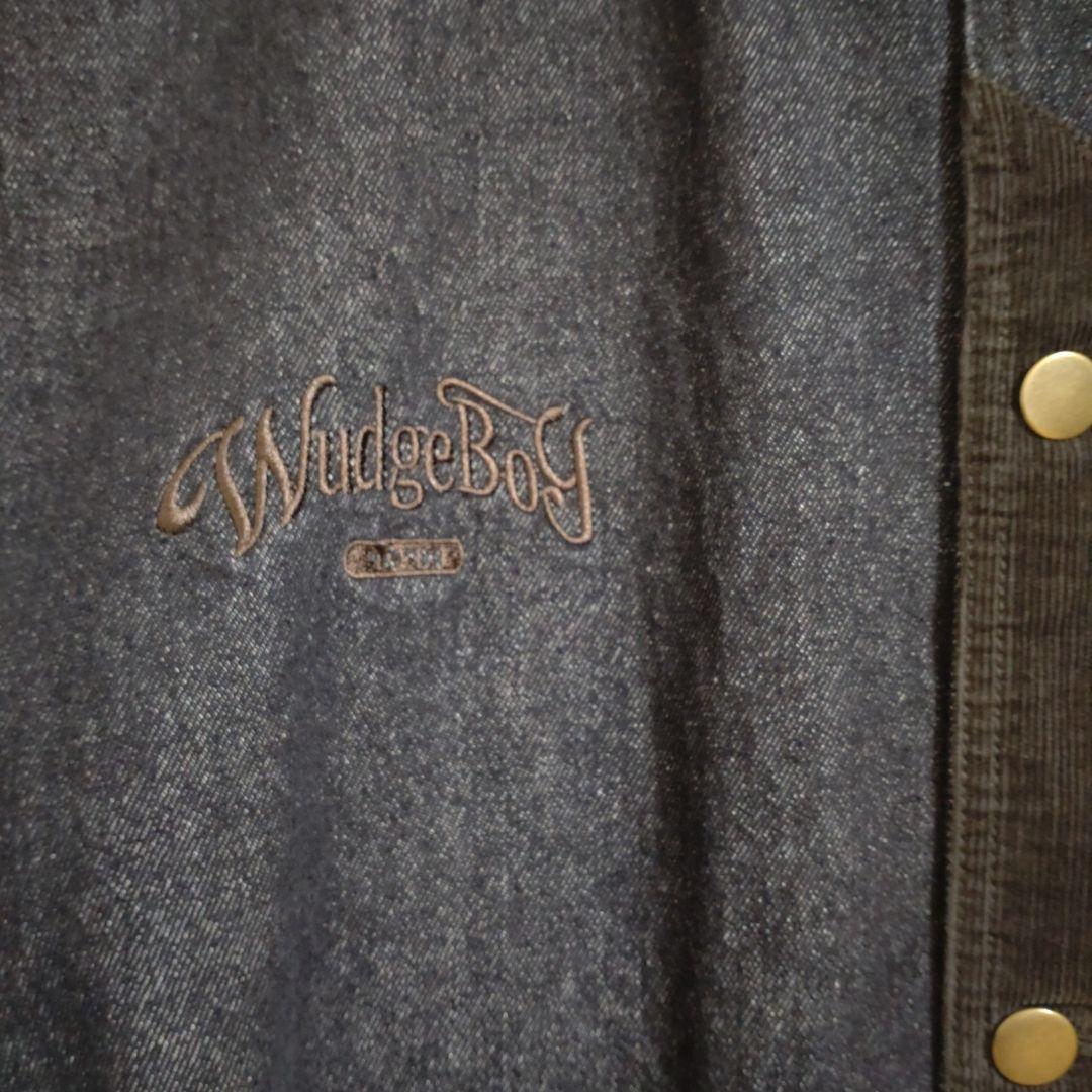 【美品】wudge boyコーデュロイパッチデニムジャケットMサイズ