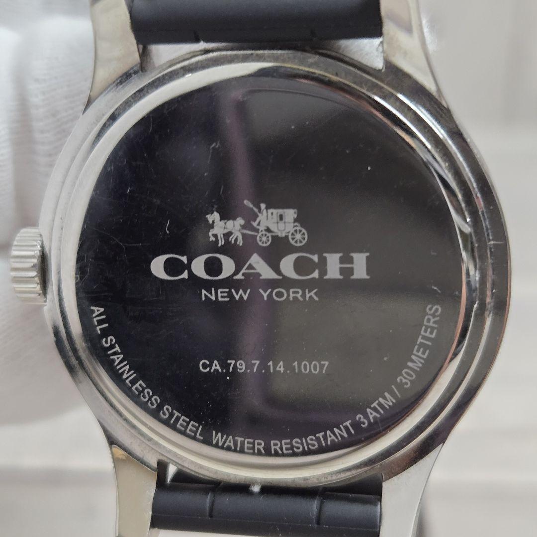 COACH　コーチ　腕時計　クォーツ　ブラック　メンズ　おしゃれ