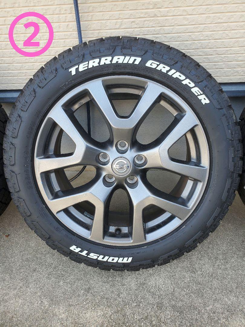 2025年製 MONSTA 225/55r18 タイヤ ホイールセット②