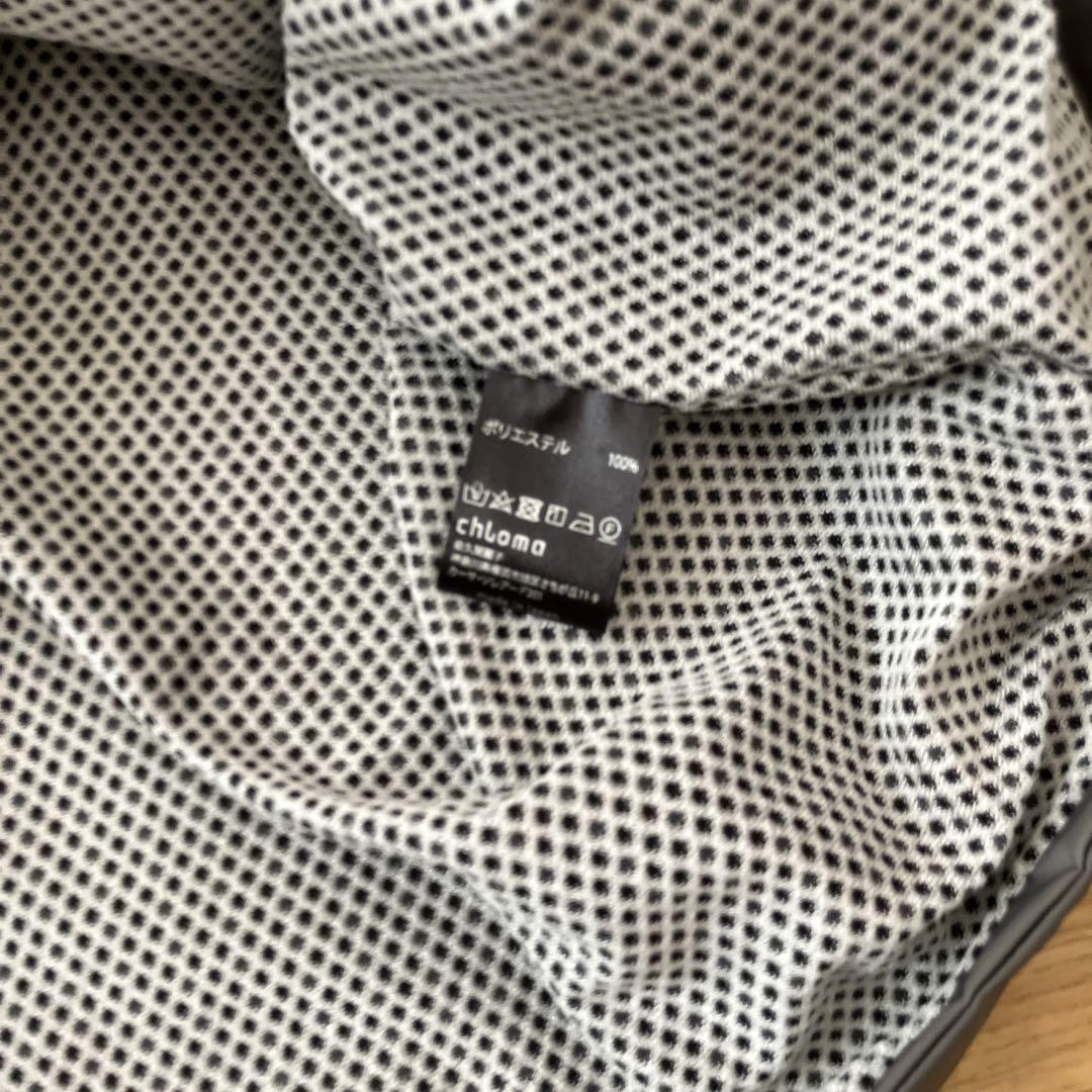 chloma Y2K ANORAK / black×steelgray